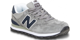 New Balance 574 Серые с синим