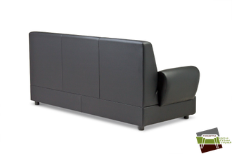 M3-2 МАТРИКС Диван трехместный (Ecotex 3001) чёрный