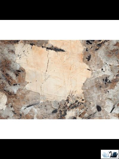 Керамогранит Creto Patagonia Bronze 180х120 см High Gloss серо - бежевый