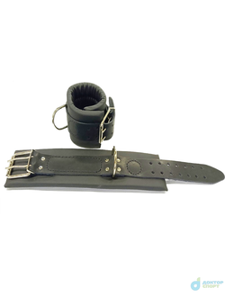 Манжеты "Доктор Спорт" кожаные на ремне