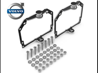 Переходные рамки для адаптивных фар Volvo XC90 под модуль Hella 3R/Hella R New (Комплект, 2шт)