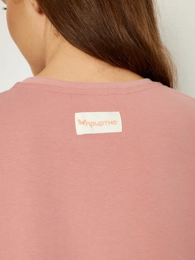 ЖЕНСКАЯ ФУТБОЛКА РОЗОВАЯ "ДАРИ"