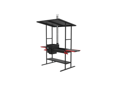Печь-мангал Искандер-400 "Инклайн"