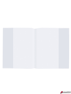 Обложка ПП для тетради и дневника ПИФАГОР прозрачная, плотная, 210×350 мм, 60 мкм. 223075