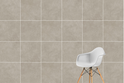 MICROCEMENT, керамогранит, 60x60 см, Светлый Греж, Матовый (8 мм), K947892R