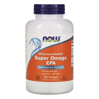 (NOW) Super Omega EPA 1200 mg 360/240 - (120 капс)