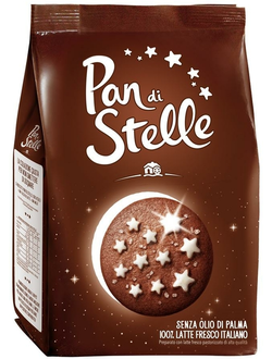 ПЕЧЕНЬЕ MULINO BIANCO "PAN DI STELLE" С КАКАО И ШОКОЛАДОМ