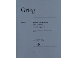 Grieg. Sonate c-moll op.45 für Violine und Klavier