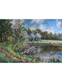 Пейзаж Камышовые заводи Круглова Светлана