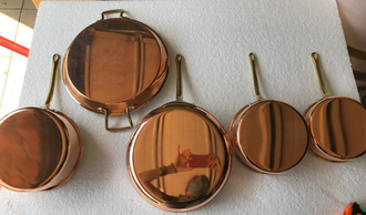 Медная сковорода Португалия (CopperCrafts) арт.5117