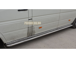 Пороги с накладным листом	d53  Mercedes-Benz Sprinter (2001-2006)