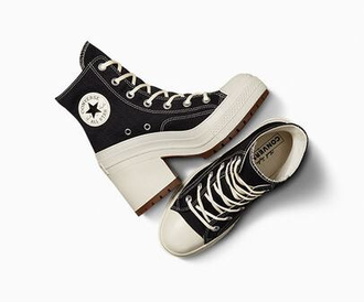 Converse Chuck 70 De Luxe Heel Black Egret