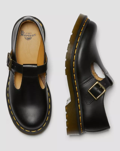 Dr Martens Polley Smooth Leather Mary Janes