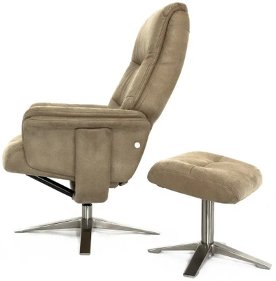 Кресло реклайнер Relax Boss с пуфом для ног