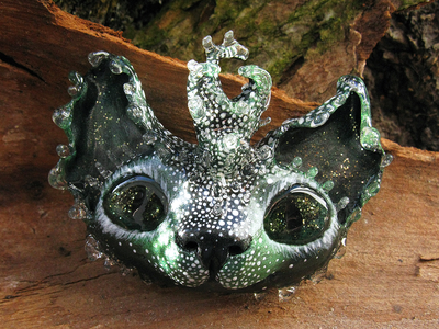 Фэнтези-брошь "Лесной ЛосеРог" из серии Лесных КотоРогов