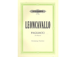 Leoncavallo. Pagliacci  Klavierauszug (dt/it)