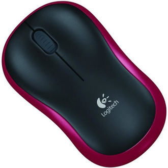 Мышь компьютерная Logitech Wireless Mouse M185 Red USB (910-002240)