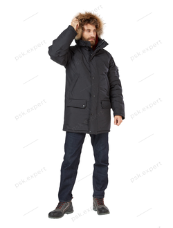 Куртка мужская зимняя &quot;Аляска&quot; цвет черный