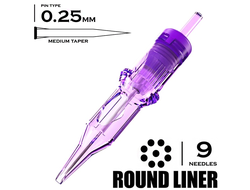 9 RLMT/0.25 - Round Liner Medium Taper "MAST PRO"