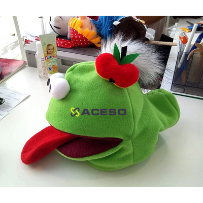 Логопедическая игрушка Логопедик Зеленый (управляется рот и язык)