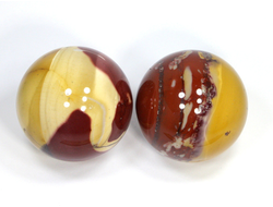 Шар Яшма мукаит (моокаит) в ассортименте, Австралия (50 мм, 160-170 г) №21188