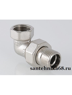 Разъемный угловой сгон американка Valtec гш VTr.098 1/2 3/4 1 1 1/4 вн.р. - н.р.