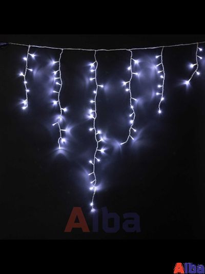 Бахрома 3,1*0.5 м БЕЛЫЙ ХОЛОДНЫЙ, постоянное свечение IP 54