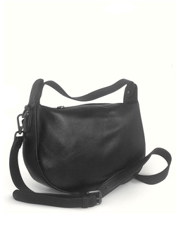 (АРТИКУЛ: 7782/1/22) СУМКА ЖЕНСКАЯ НЕБОЛЬШАЯ, НАТУРАЛЬНАЯ КОЖА, ЧЕРНАЯ, РЕМЕНЬ ЧЕРЕЗ ПЛЕЧО