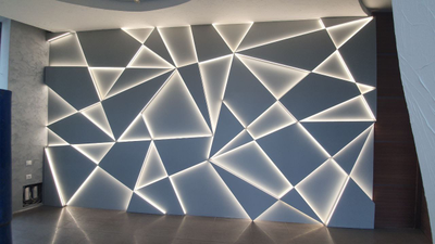 Световая 3D панель "Ice" (готовая смонтированная панель)