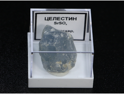 Целестин кристалл в пластиковом боксе, Мадагаскар №22265