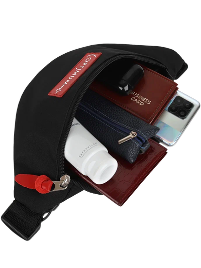 Сумка на пояс Optimum Mini RL, черная