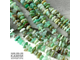 Хризопраз чипсы 9-15х3-5 мм, цена за нить 19 см