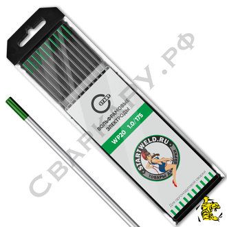 Электрод вольфрамовый Старт зелёный WP ф1.0х175мм