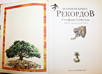 Сибелла С. Большая книга рекордов. Пер. с ит. М.: Росмэн. 2005г.