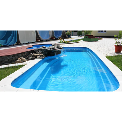 Композитный бассейн 7,5 х 3 х 1,2-1,81 "Флери" Franmer