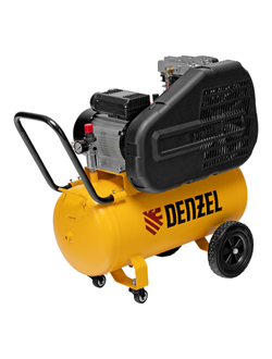 Компрессор воздушный рем. привод BCI 2100/50, 2,1 кВт, 50 литров, 400 л/мин Denzel
