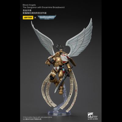 Сангвинор Кровавых Ангелов (Warhammer 40k) - КОЛЛЕКЦИОННАЯ ФИГУРКА 1/18 Blood Angels The Sanguinor with Encarmine Broadsword (JT02519) - JOYTOY