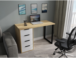 Стол С-400 блэквуд ячменный/меренга