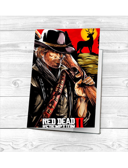 Обложка на паспорт Red Dead Redemption 2  № 2