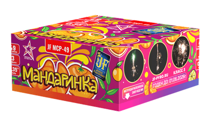 Батарея салютов МАНДАРИНКА (0,3" / 49 залпов)