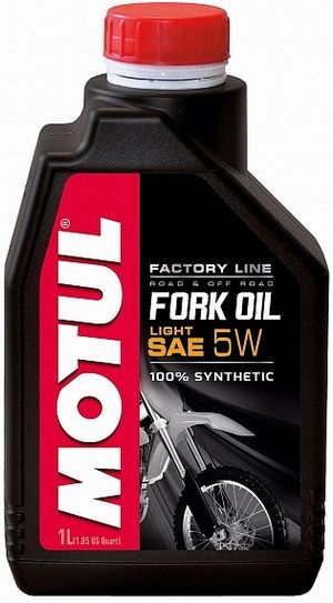 Вилочное и амортизаторное масло Motul 5W FORK OIL FL L 5W  - 1 Л (105924)