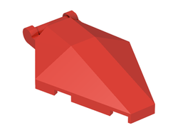 Windscreen 6 x 4 x 1 Hexagonal with Bar Handle, Red (27262 / 6341909)