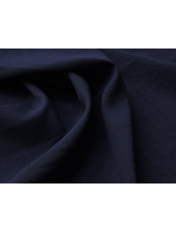 Лён крэш French Linen Цвет 21 Темно-Синий