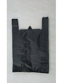 Пакет "Майка" черный(дуб)/синий 32х60-12гр    /20упх50шт/ упаковка 1000шт