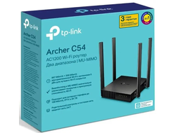 Wi-Fi роутер TP-Link Archer C54 Черный