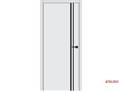 Межкомнатная дверь Л7 ДГ Белая эмаль с кромкой ПВХ