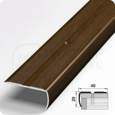 Порог угловой Лука ПУ 06.2700.094 Венге