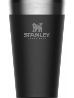 Термостакан STANLEY Adventure Stacking Vacuum Pint, 0.47л, черный