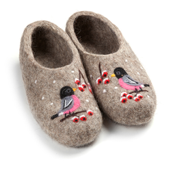 Войлочные тапочки «Снегири»