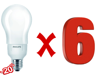 Комплект энергосберегающих ламп Philips Ambience Pro 20w E27
